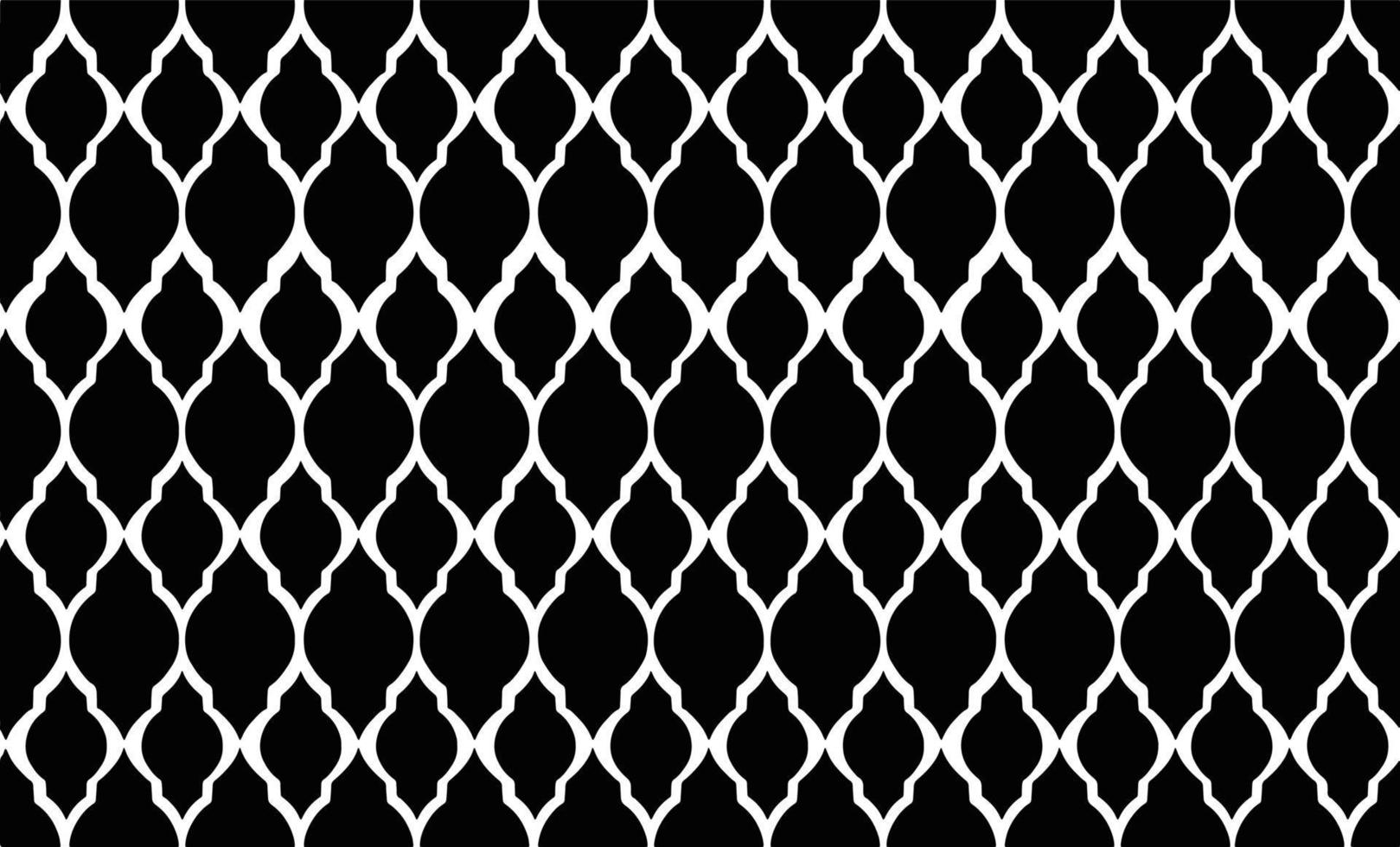 Textil de adorno de patrones sin fisuras rítmicos en blanco y negro vector