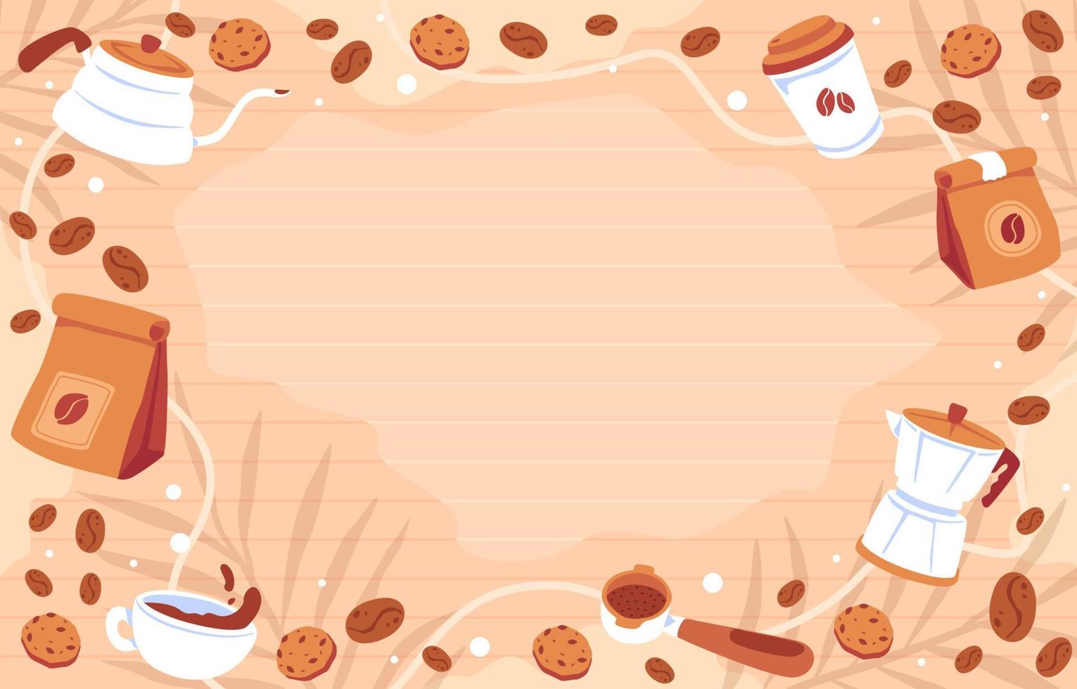 Coffee Day Background vector