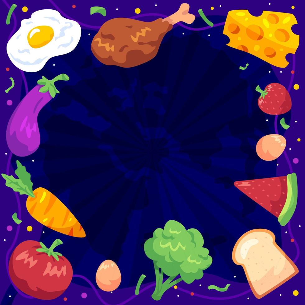 World Food Day Background vector