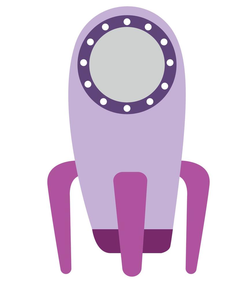 rocket transport icon vector