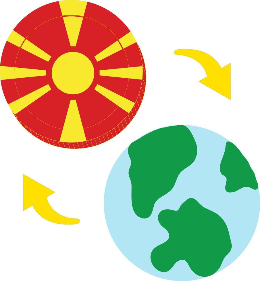 North Macedonia Flag vector hand drawn,Denar vector hand drawn
