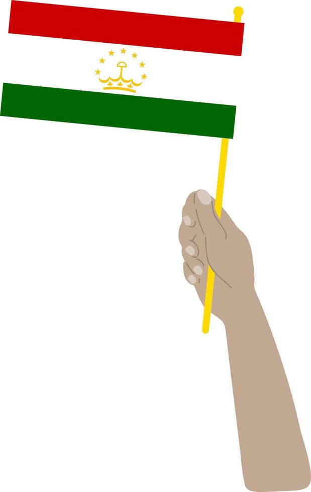 Tajik flag vector hand drawn,Tajikistani somoni vector hand drawn