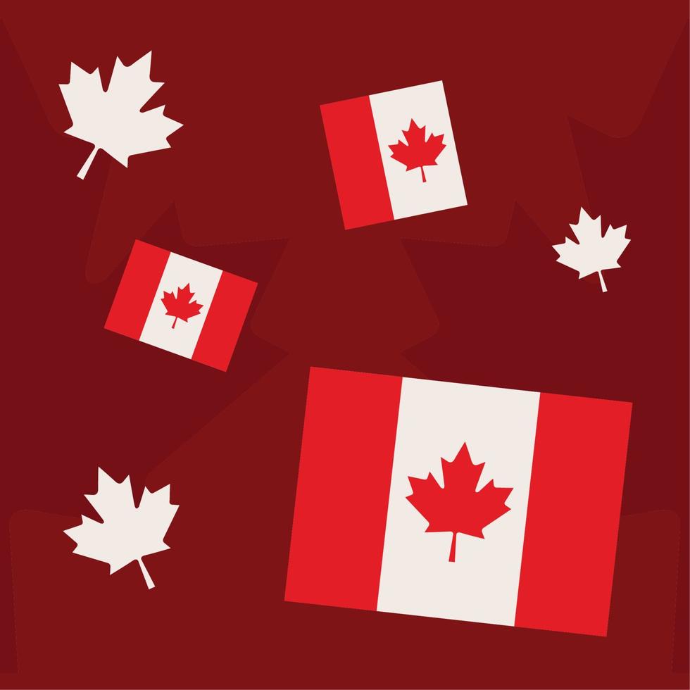 canada day national vector