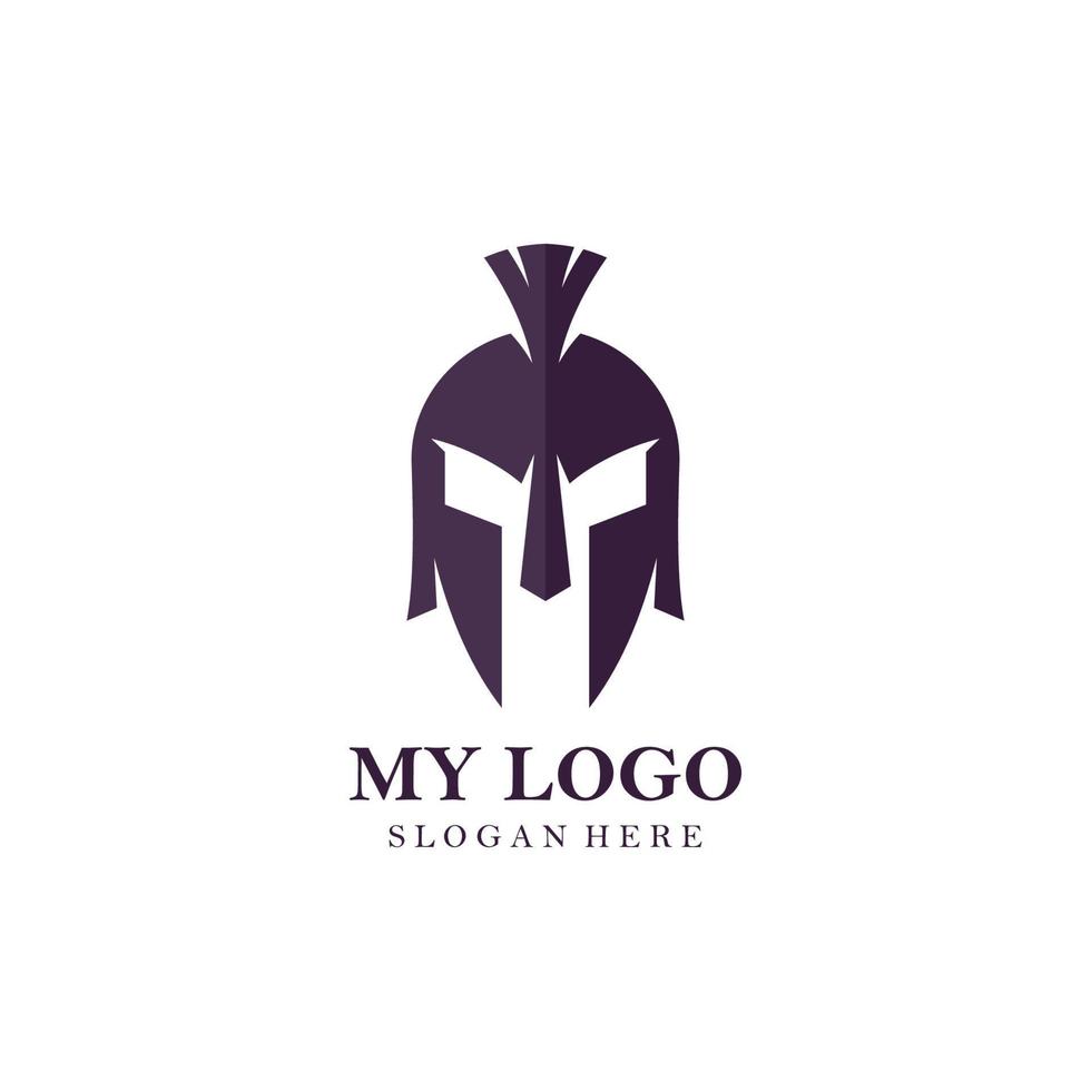 Spartan Helmet Logo Template Design Inspiration Pro Vector