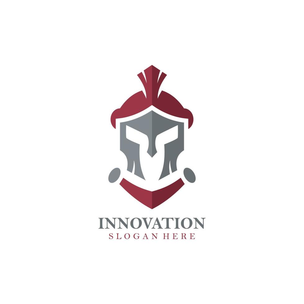 Spartan Helmet Logo Template Design Inspiration Pro Vector