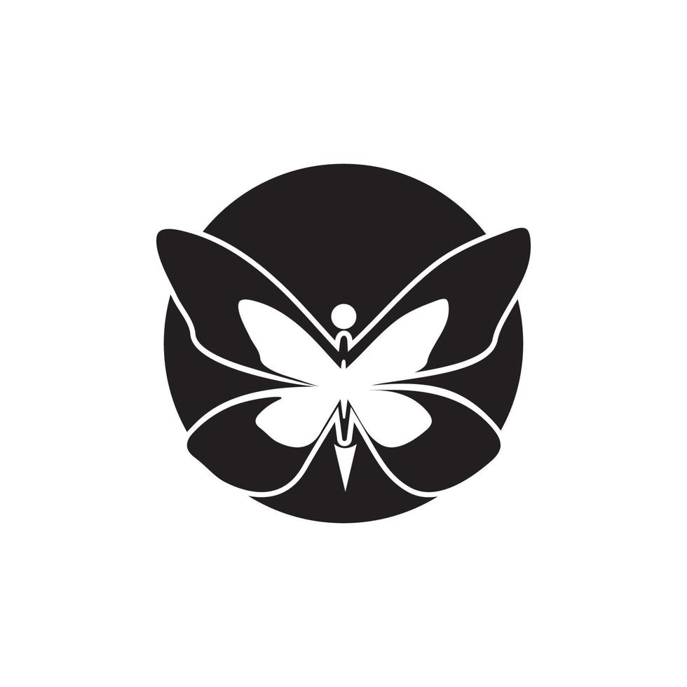 Beauty Butterfly Logo Template Vector icon design