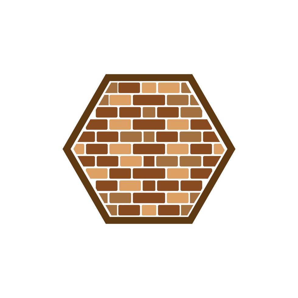 Brick wall icon vector illustration design