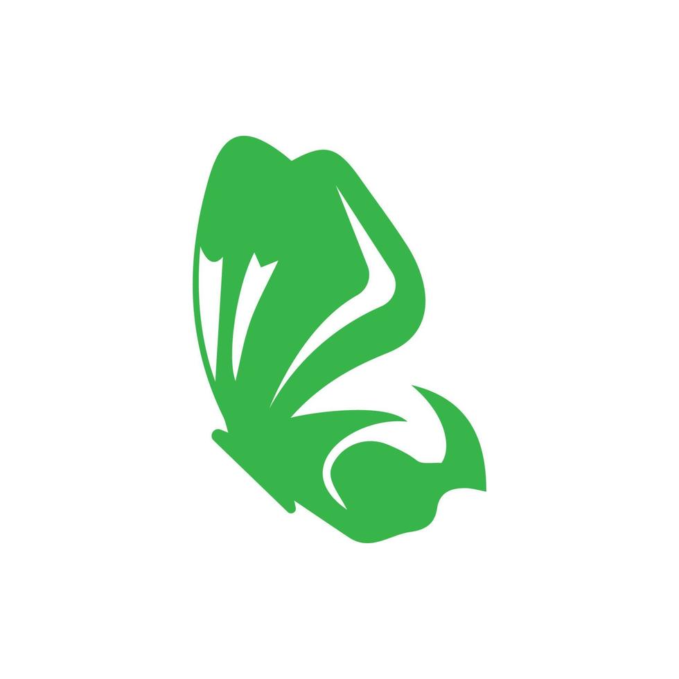 diseño de icono de vector de plantilla de logotipo de mariposa de belleza