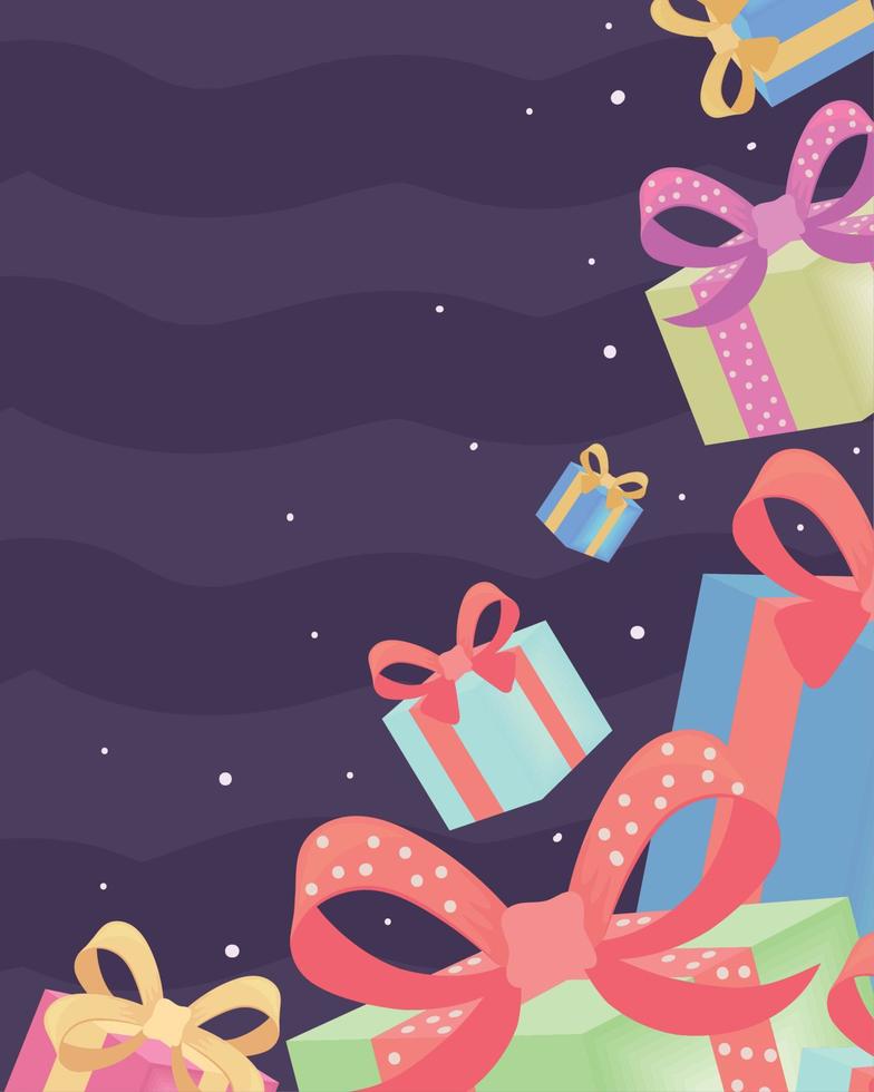 birthday gift surprises vector