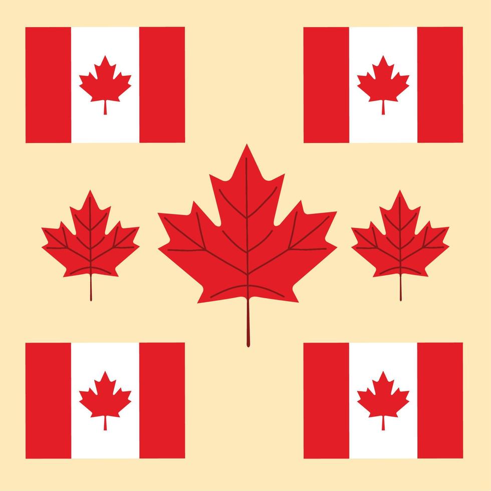 canada day, festive vector