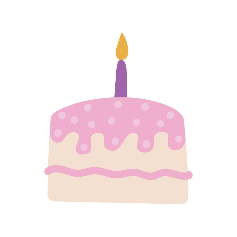 sweet cupcake birthday vector