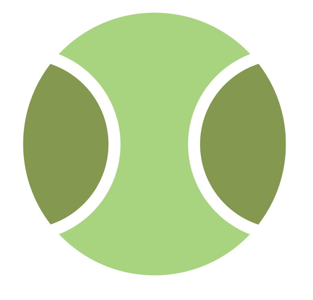tennis ball icon vector