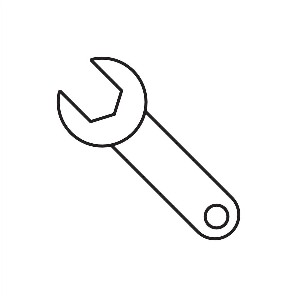 wrench vector image, this vector image can be used to create company logos, banners and others