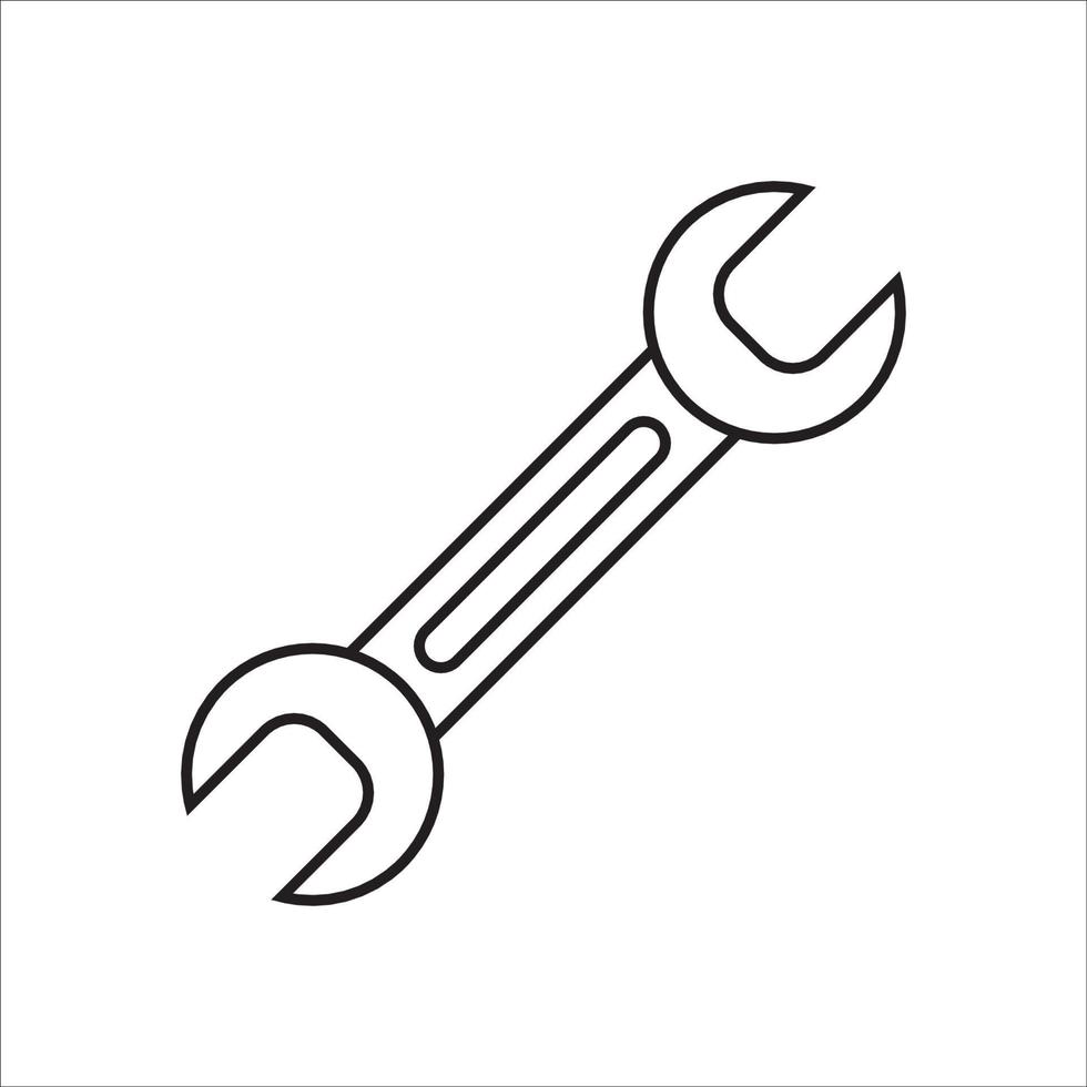 wrench vector image, this vector image can be used to create company logos, banners and others