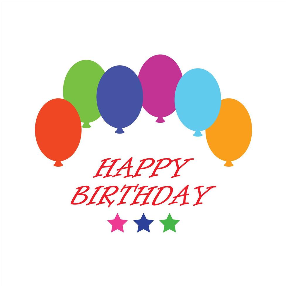 birthday greeting images. This image can be used for making logos, posters, and more vector