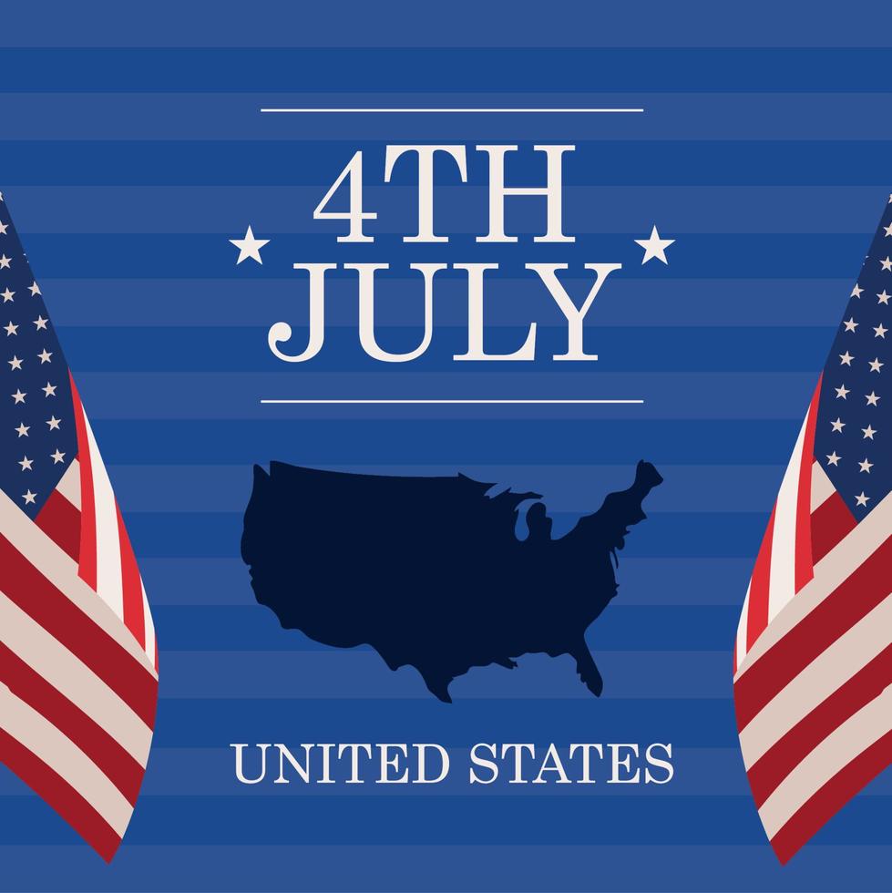 4th july United States vector