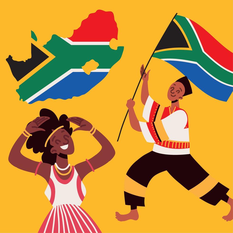 people Heritage Day Africa vector