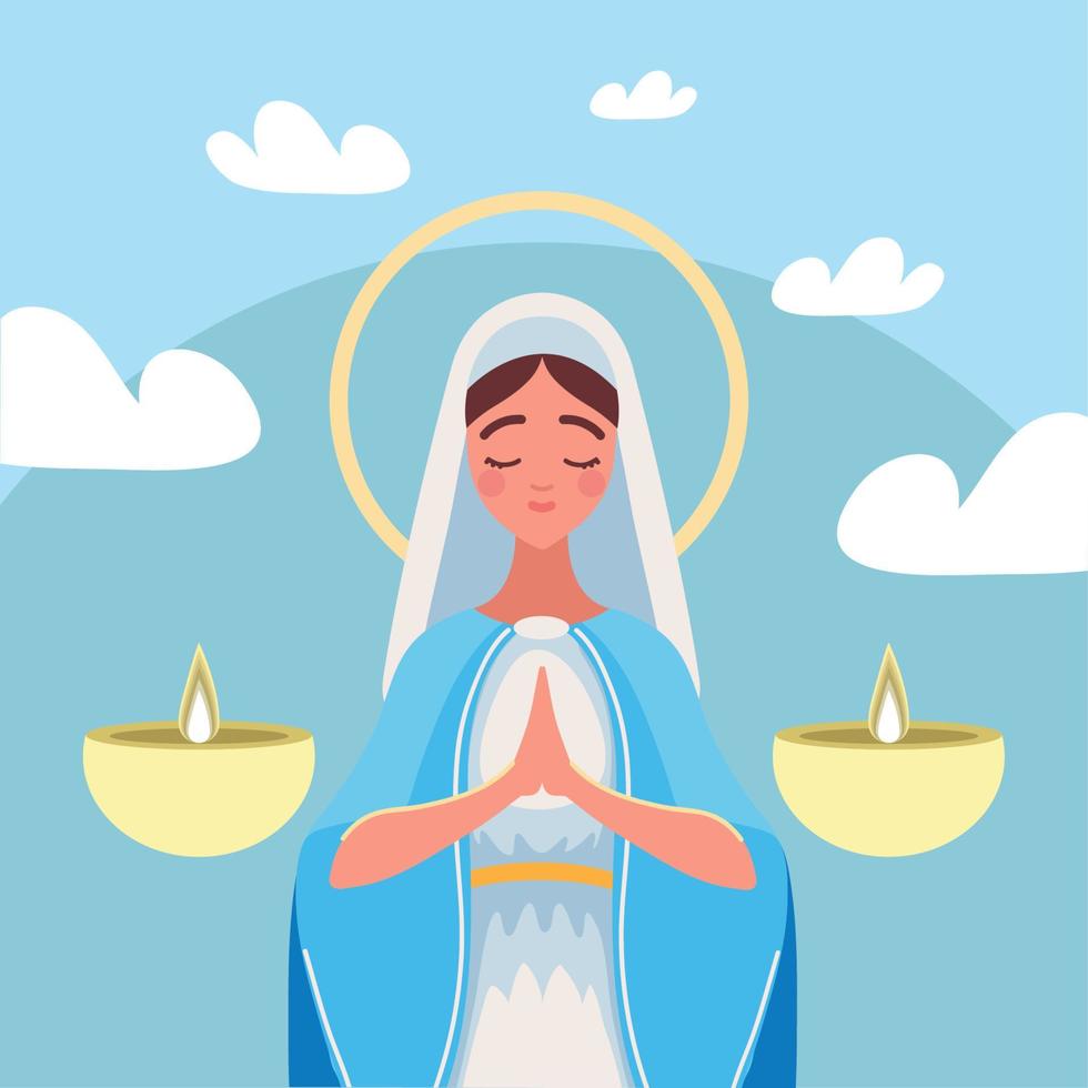 Assumption virgin mary vector