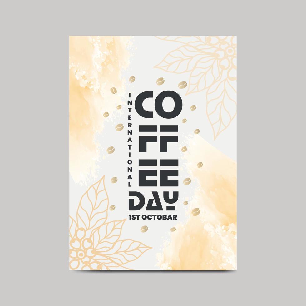International coffee day vector