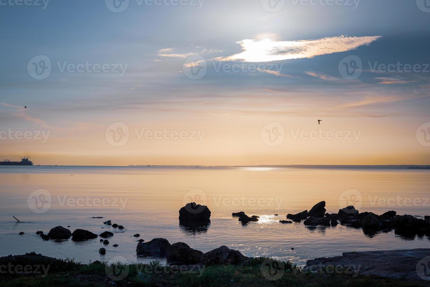 Sunset In the Matanzas bay. photo