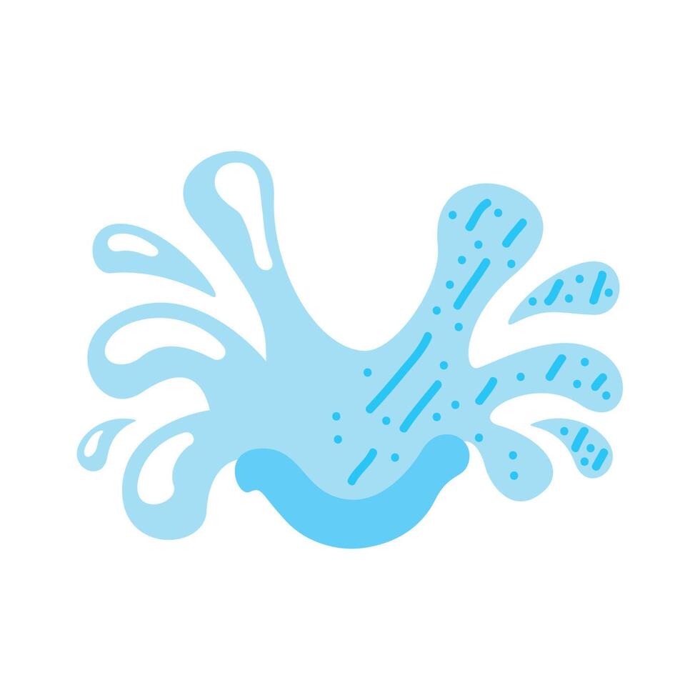 pure water splash vector