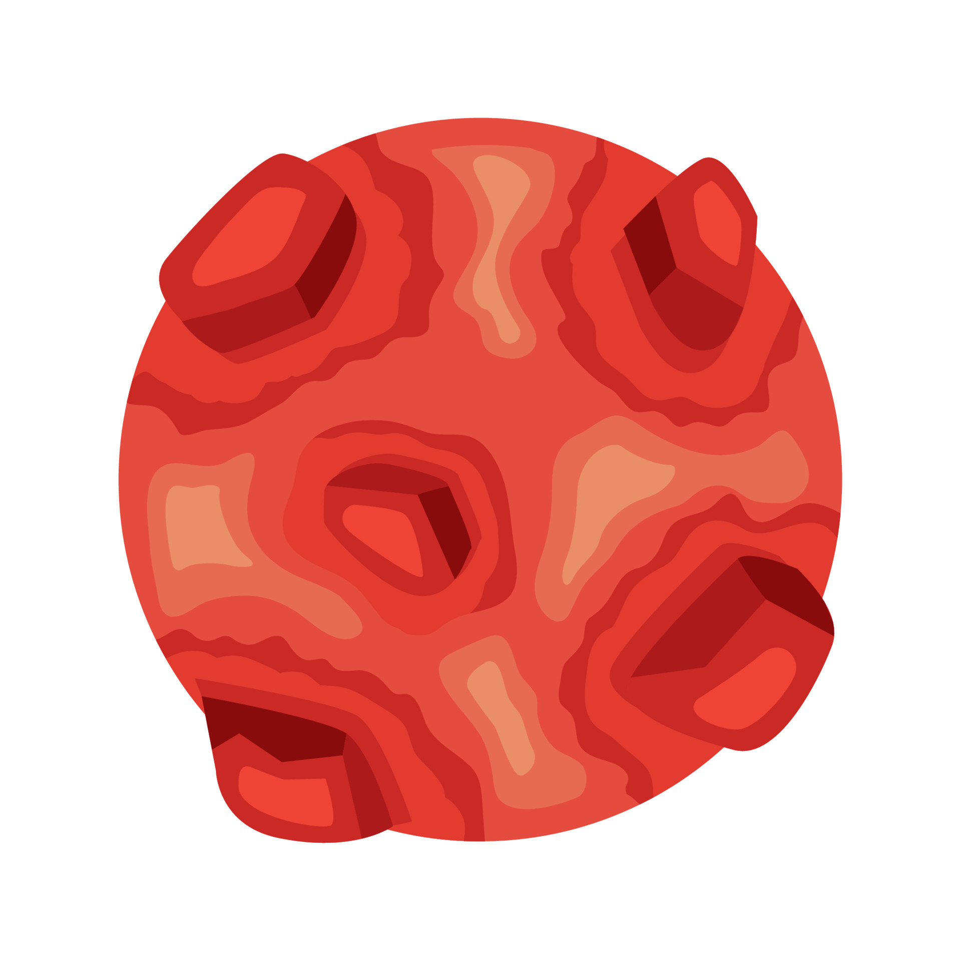 mars red 11129281 Vector Art at Vecteezy