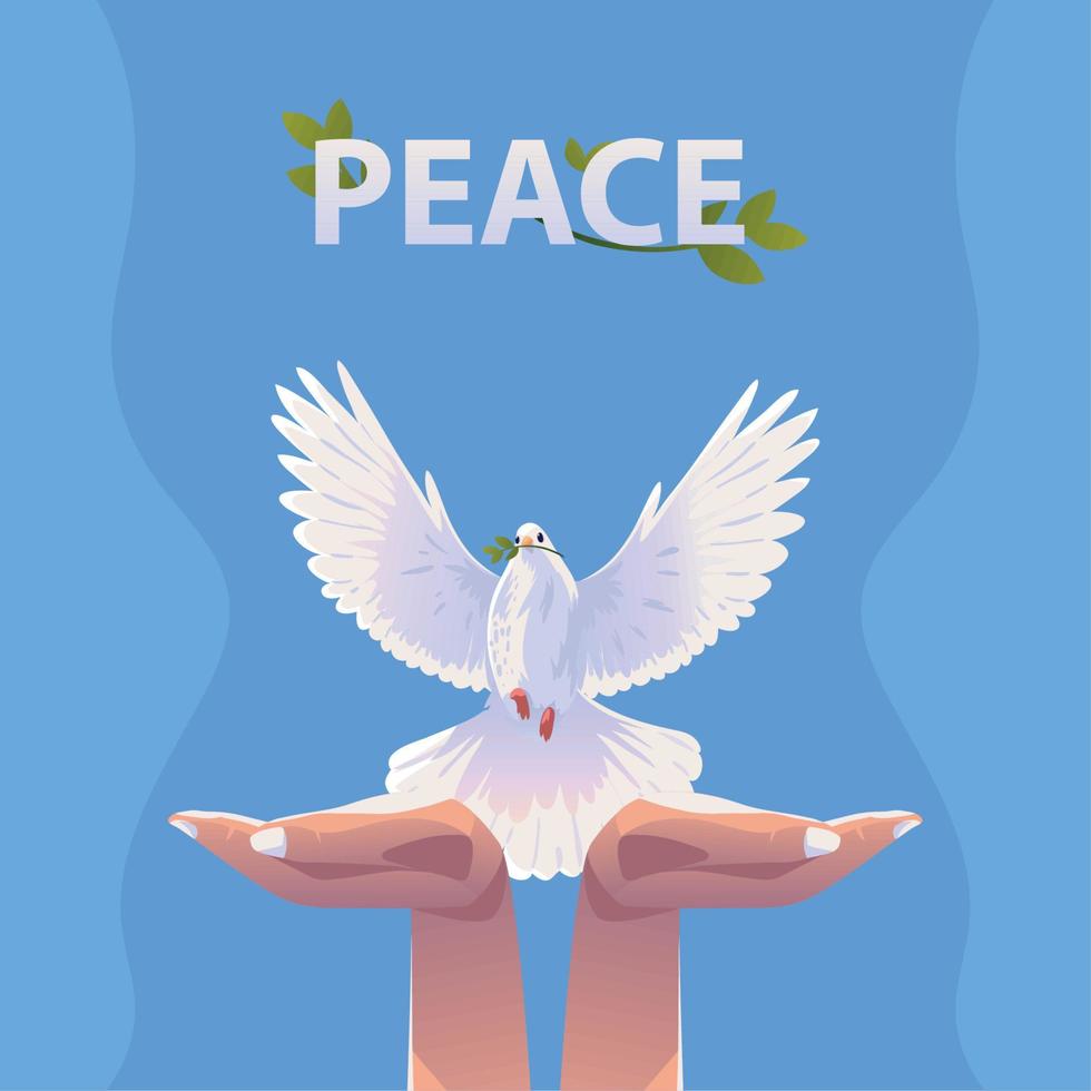 international day of peace vector