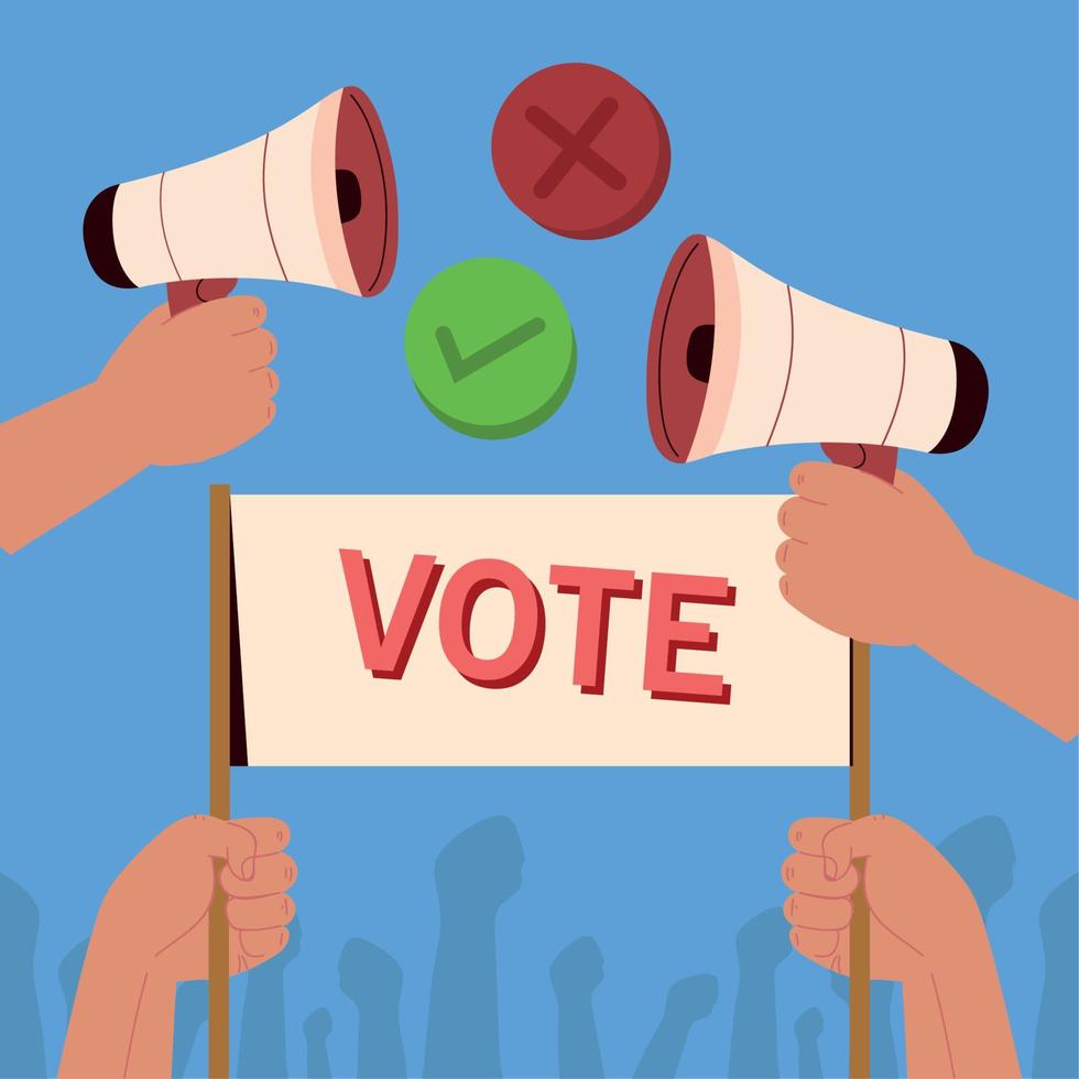 democracy people movement vector