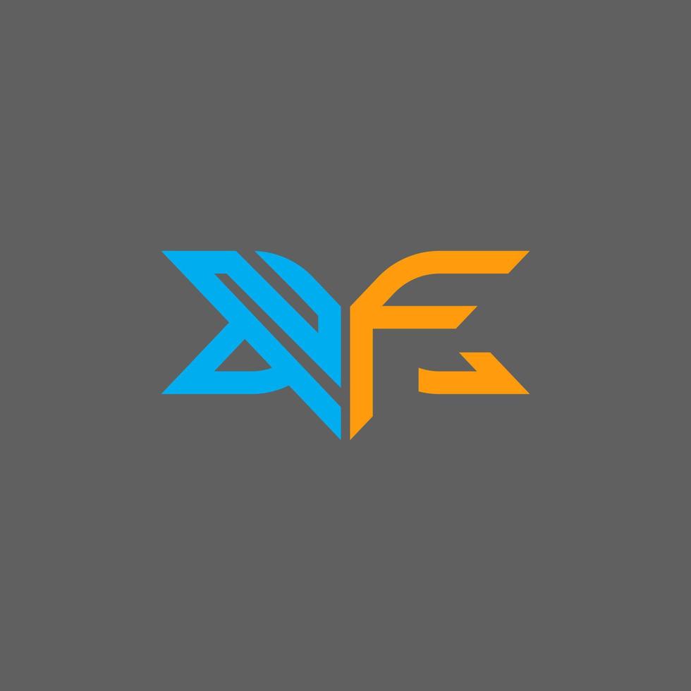 NF letter logo creative design with vector graphic, NF simple and modern logo.