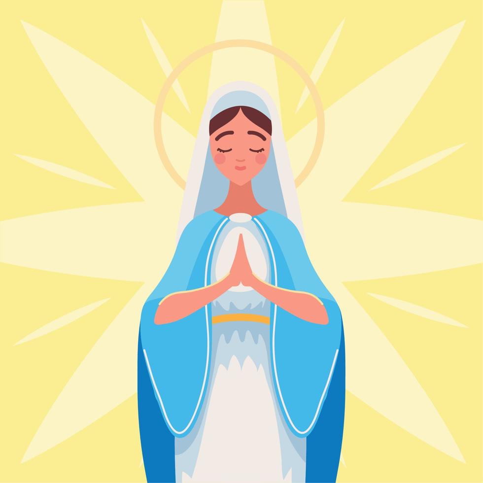 Holy Virgin Mary vector