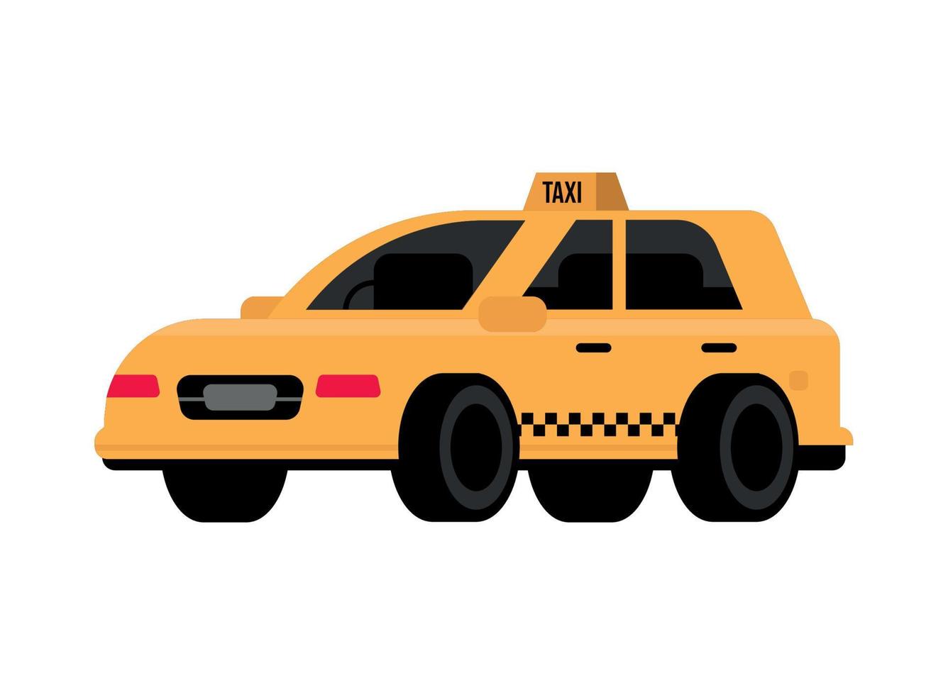 taxi public transport vector