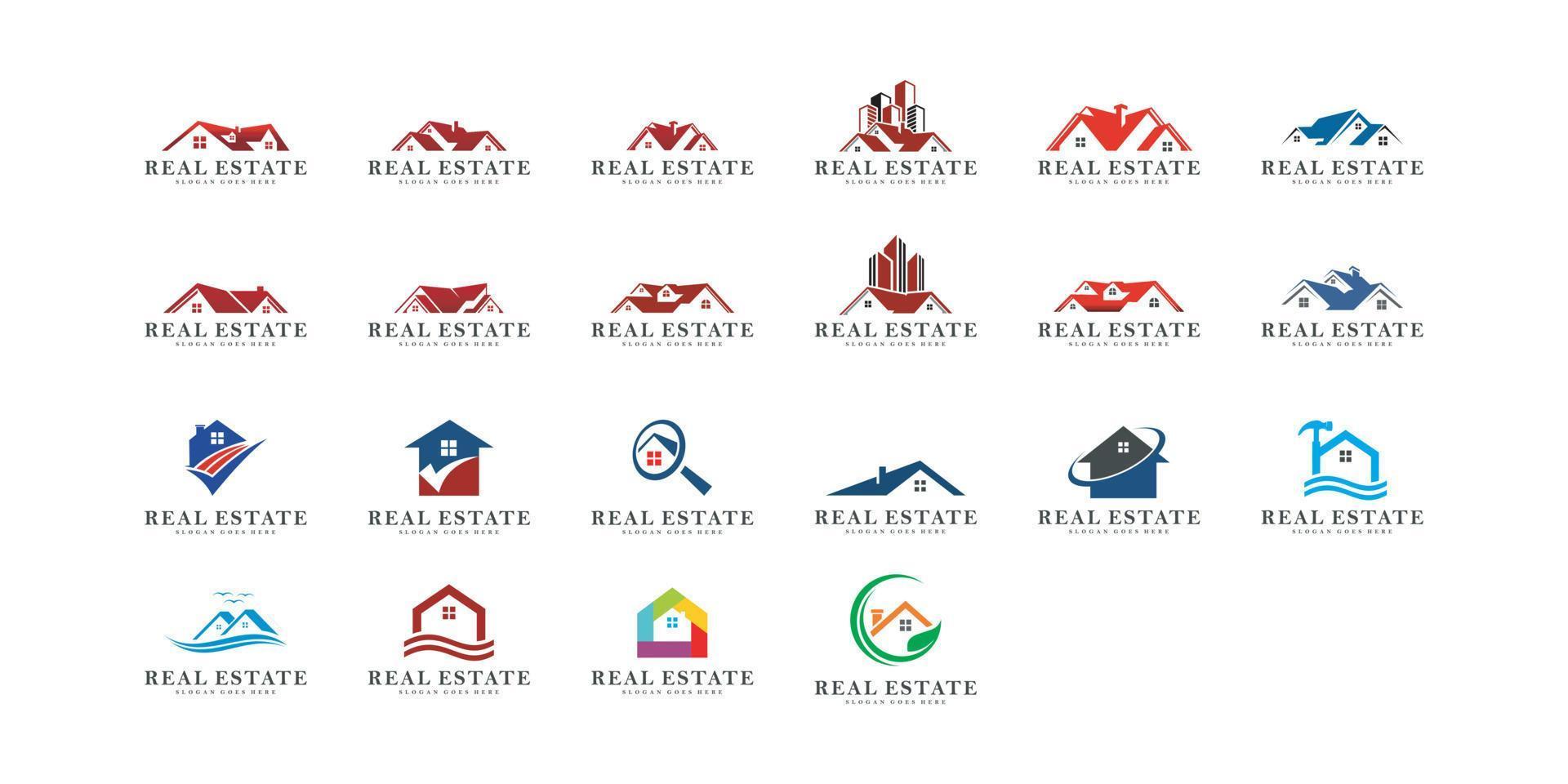 home logo collection vector