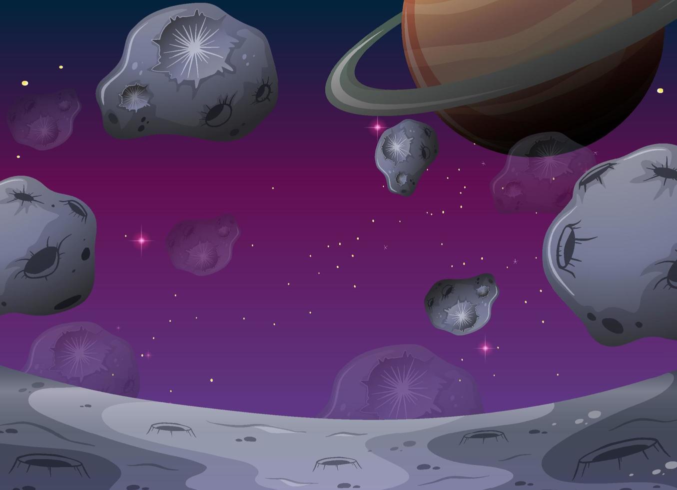 Outer space background wallpaper vector