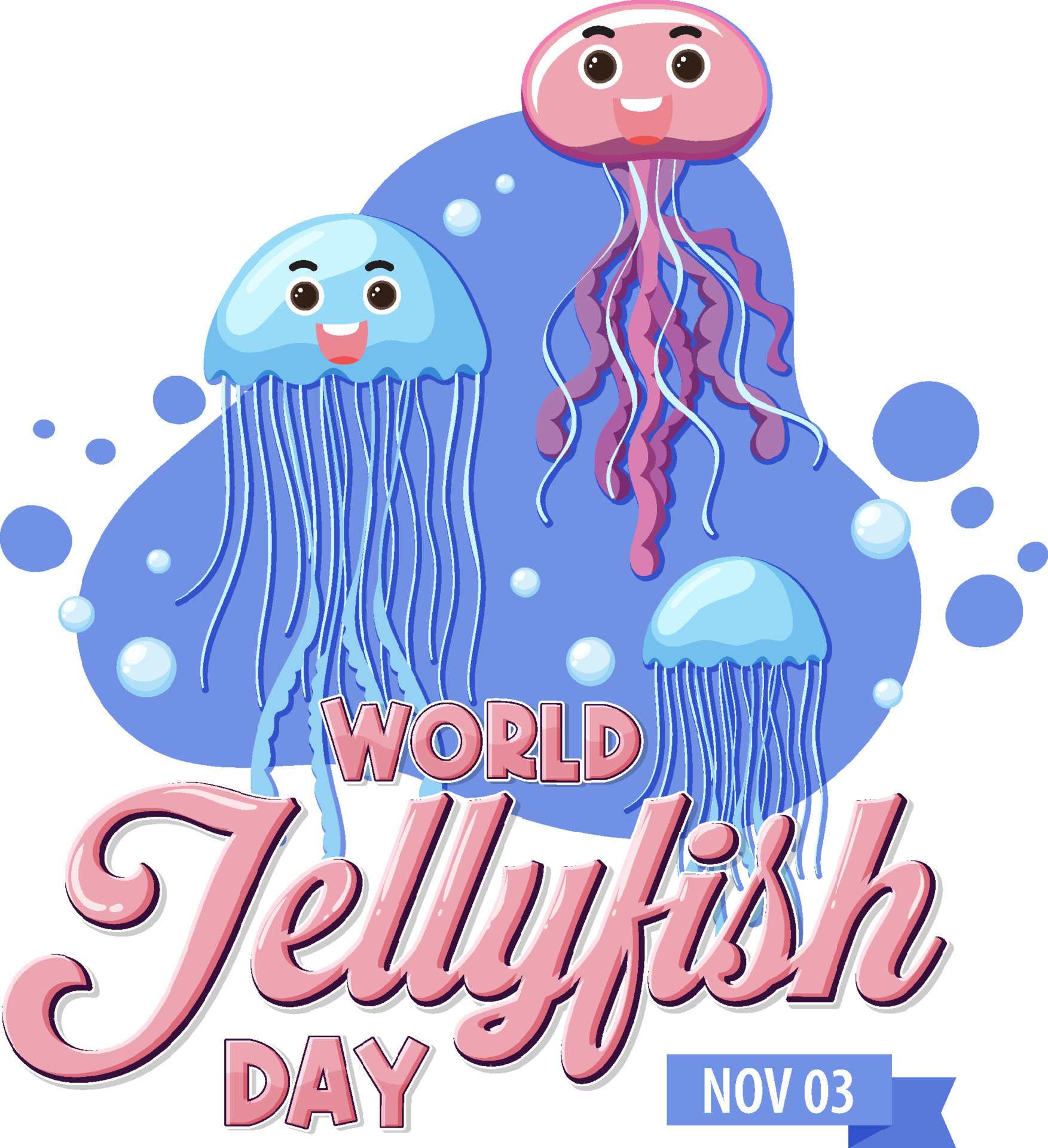 World Jellyfish Day Banner Design 11132395 Vector Art at Vecteezy