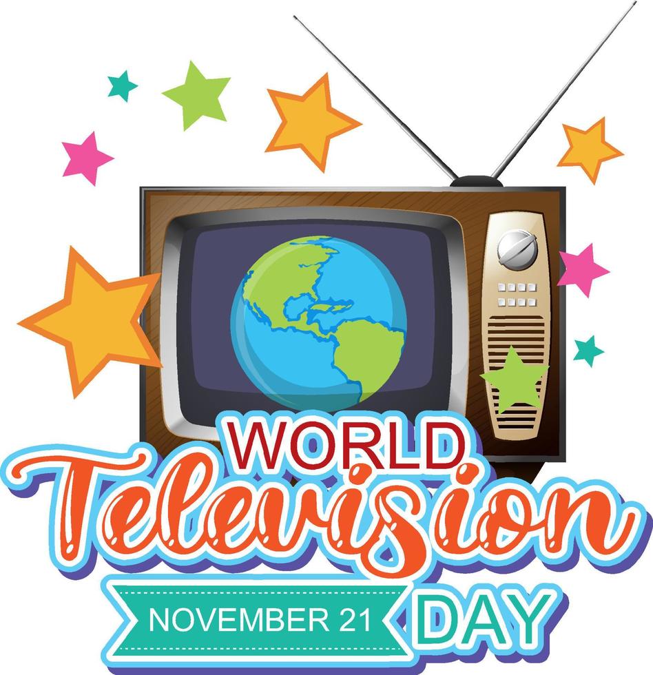 World Television Day Logo Design 11132447 Vector Art at Vecteezy