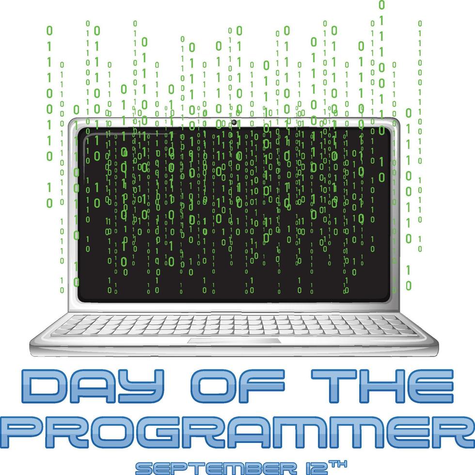 The Day of the Programmer Poster vector