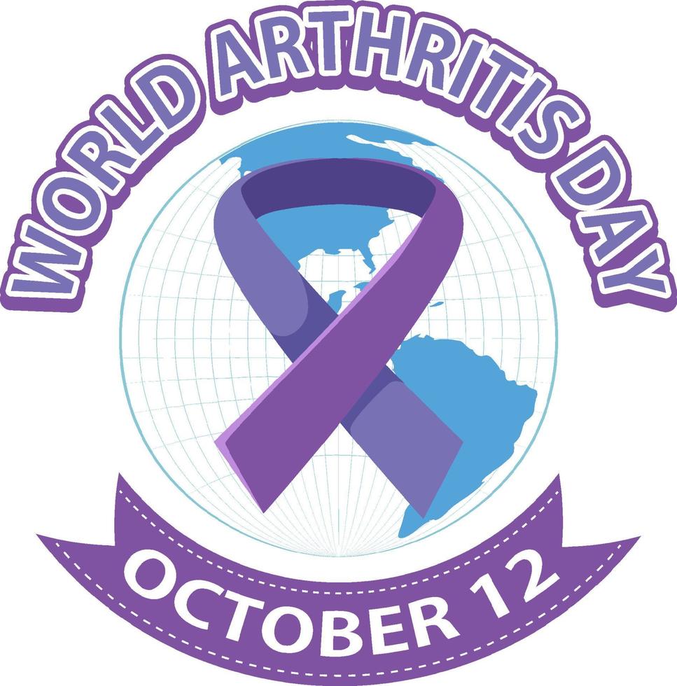 World Arthritis Day Poster Design vector