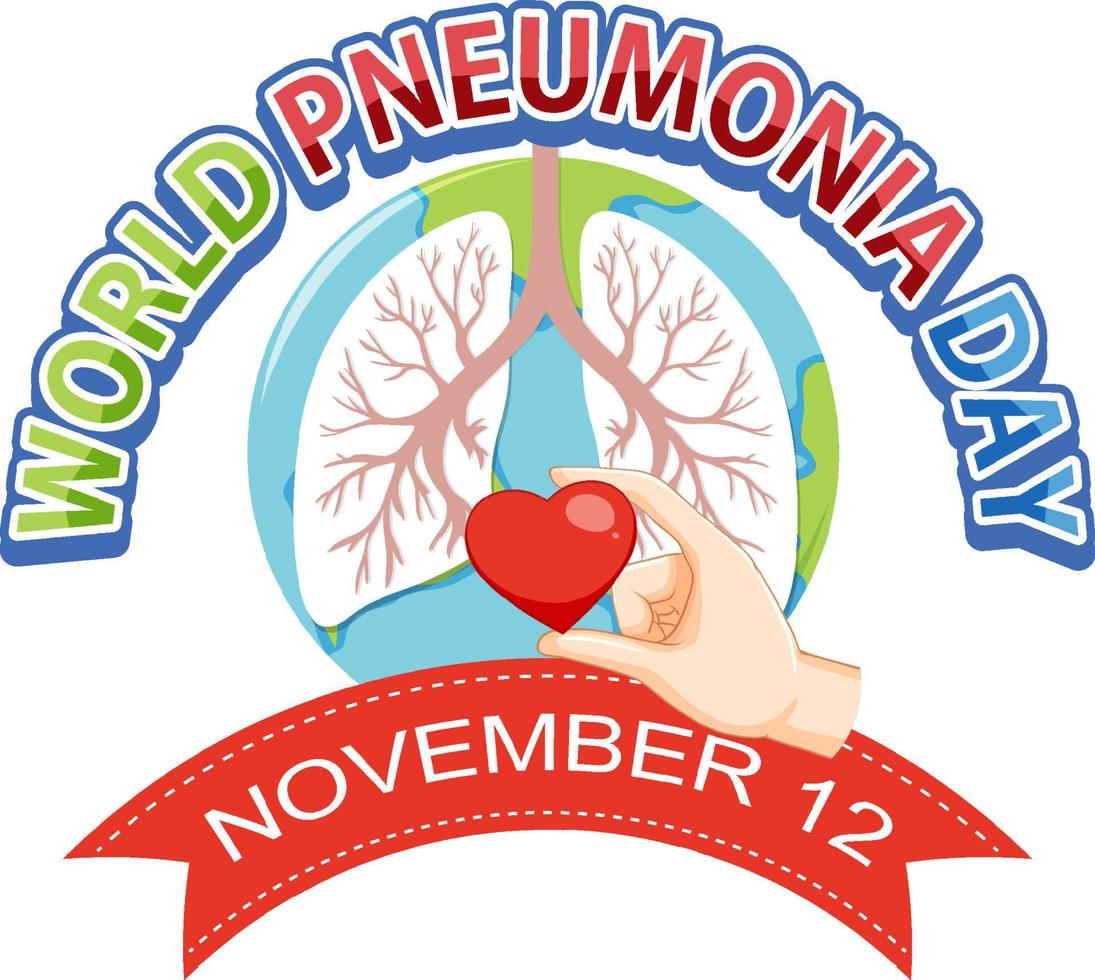 World Pneumonia Day Logo Design 11132599 Vector Art at Vecteezy