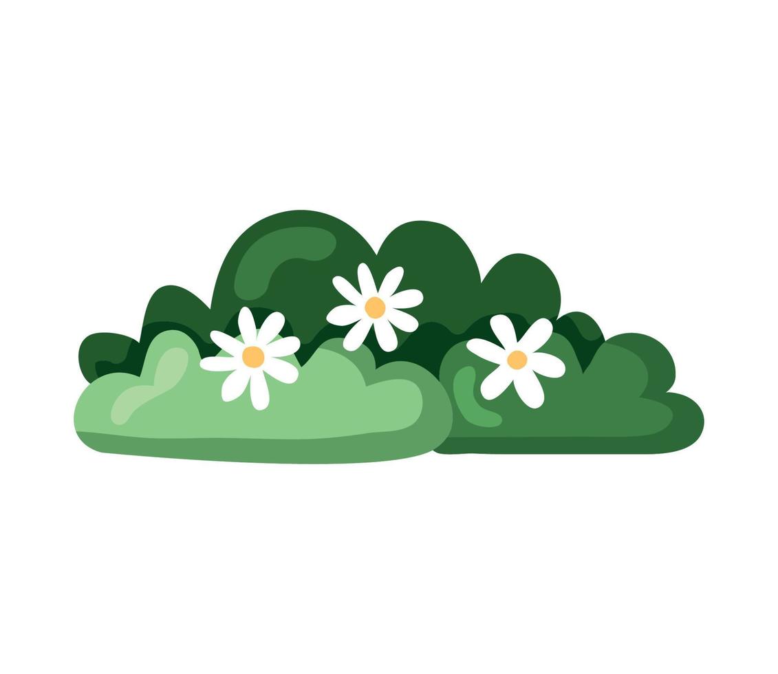 bush with flowers 11132754 Vector Art at Vecteezy