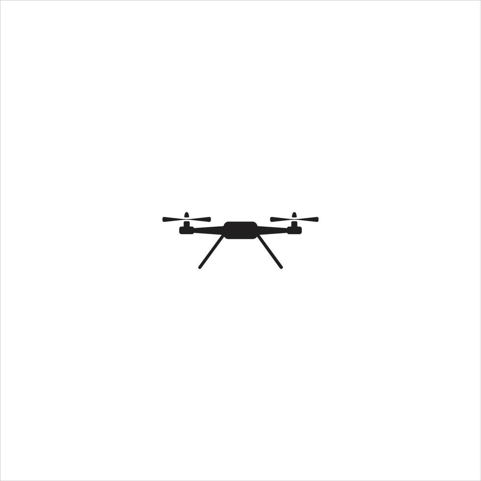 icono de vector de dron. signo de drones sobre fondo blanco. icono de dron para web y aplicación