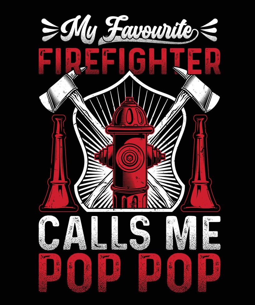 1Firefighter safety warrior fireman graphic vector silhouette tshirt