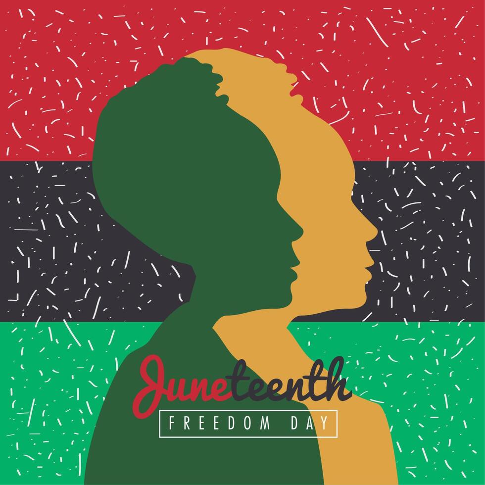 juneteenth freedom day afro woman 11132934 Vector Art at Vecteezy