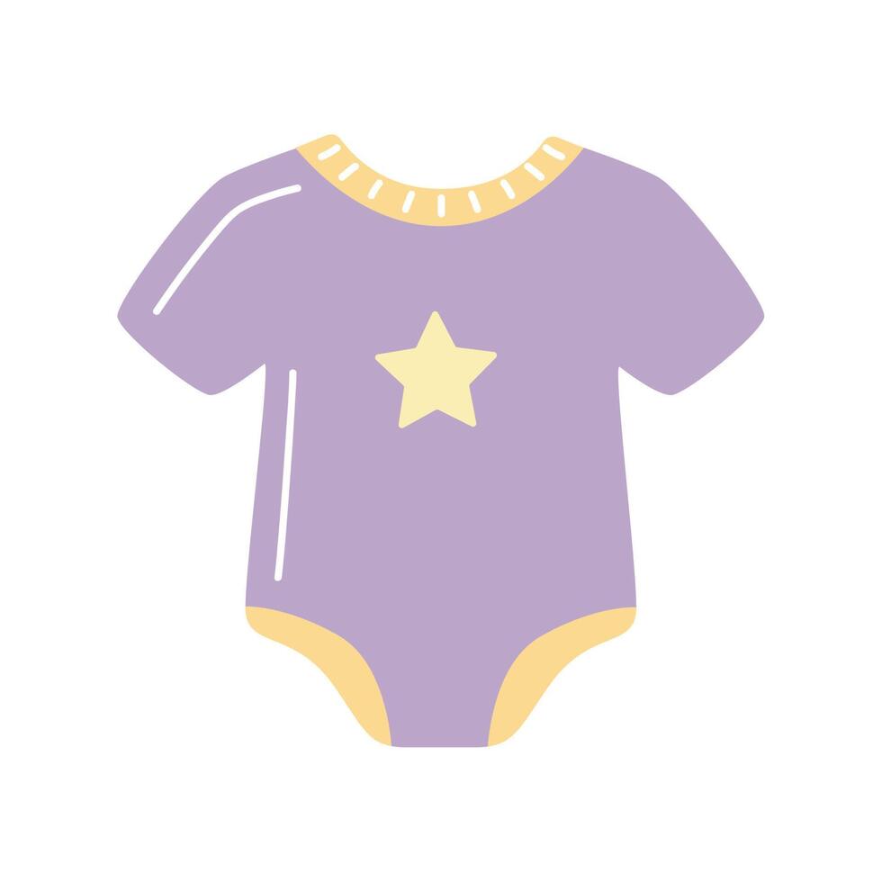 lilac baby dress vector