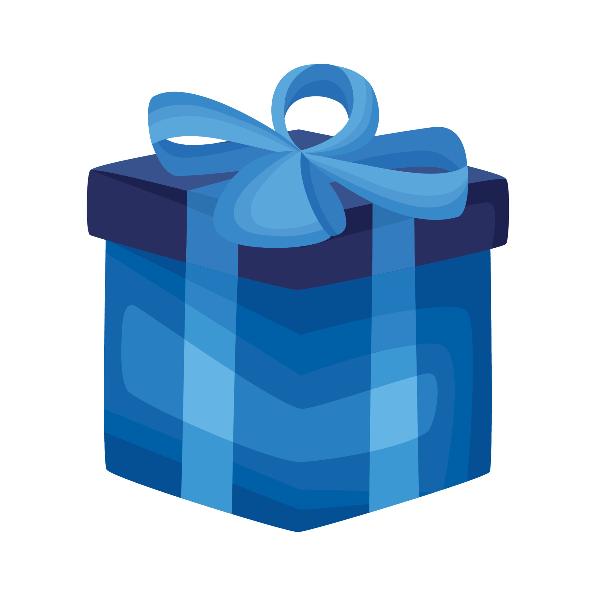 caja de regalo azul 11133105 Vector en Vecteezy