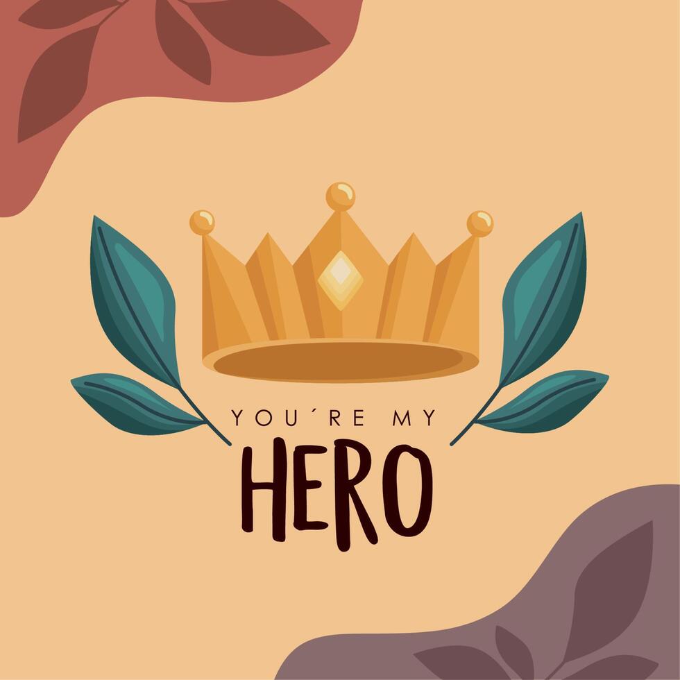 fathers day postcard vector