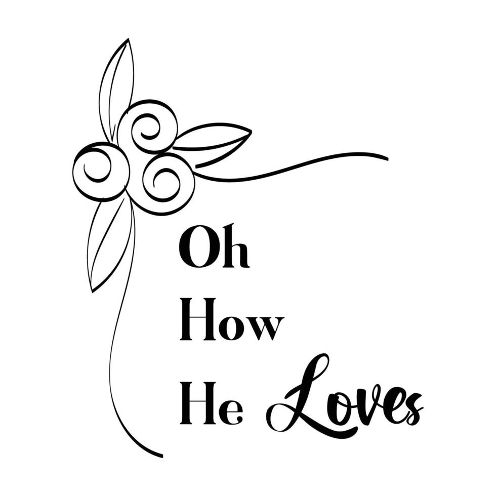 Christian Quote design for print vector
