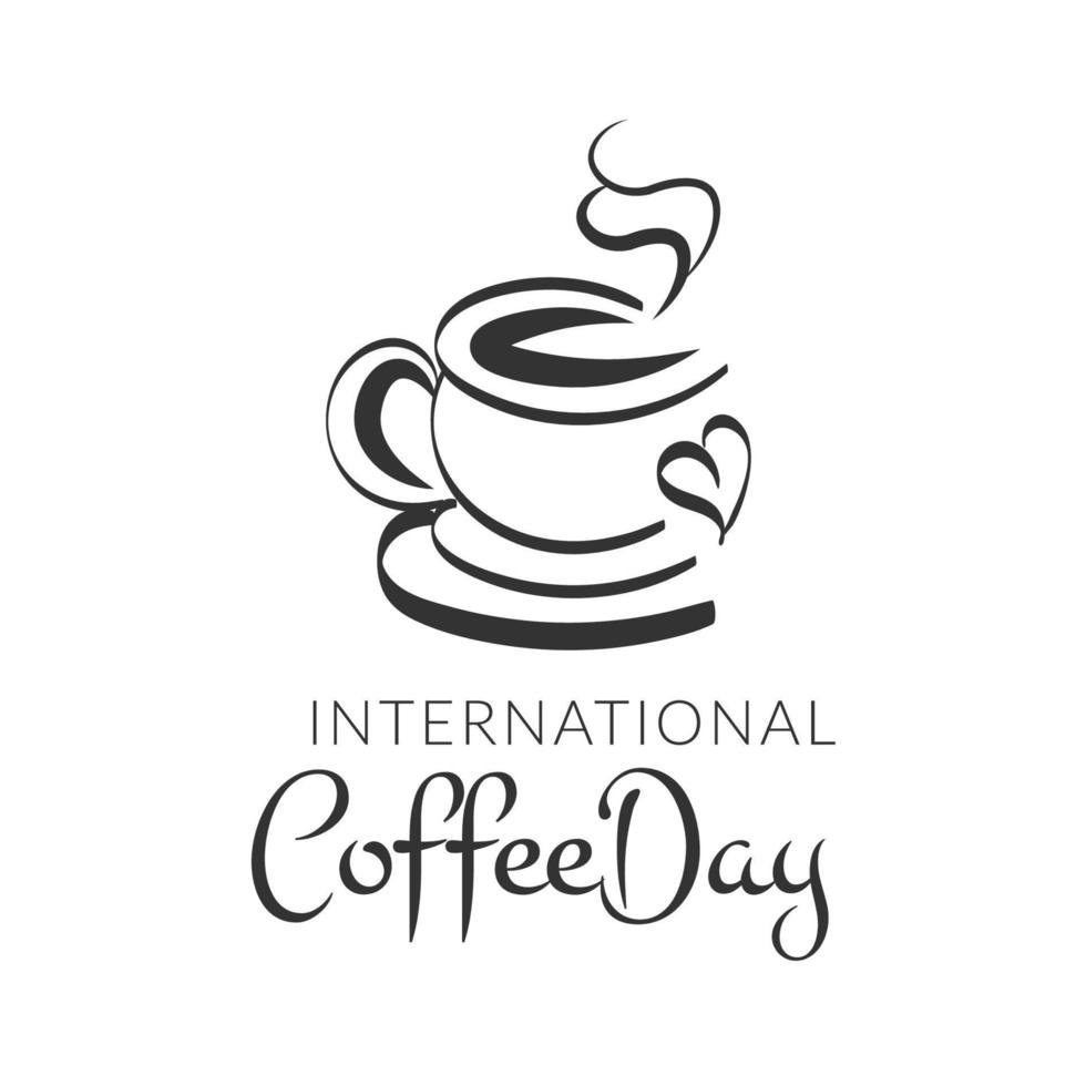 International Coffee day design for print 11133199 Vector Art at Vecteezy