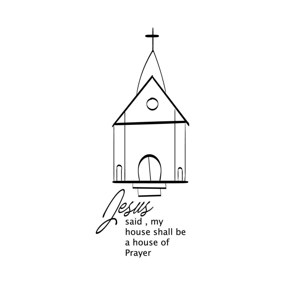 Christian Quote design for print vector