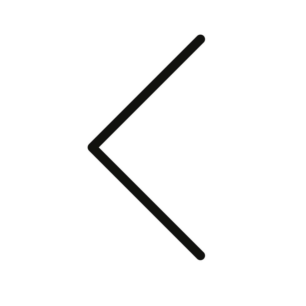 Arrow vector icon. Linear style arrow icon for web and mobile app