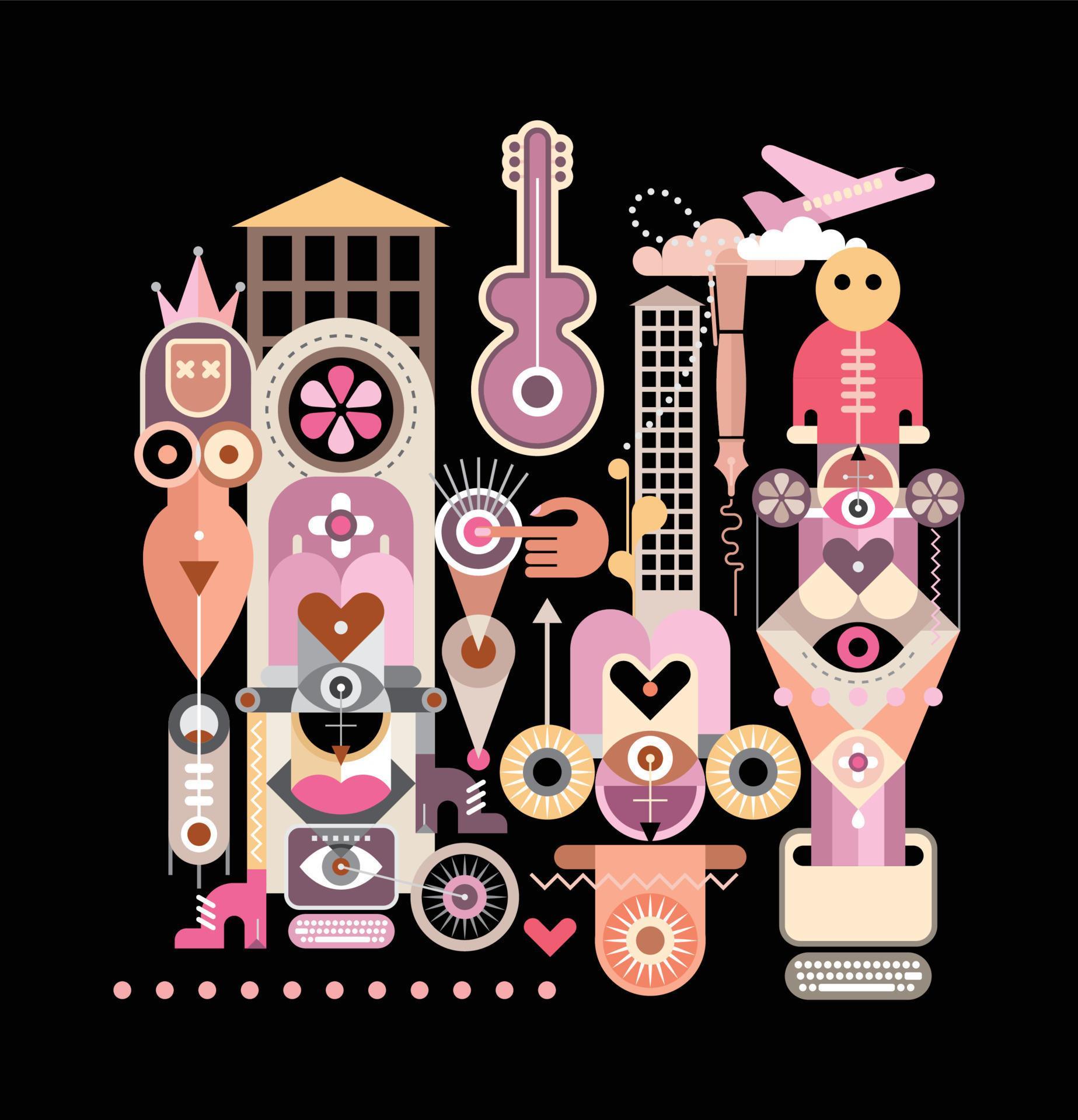 Abstract Art Design 11134497 Vector Art at Vecteezy